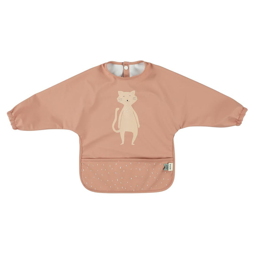 Trixie: Waterproof Long Sleeve Bib - Mrs Cat - Acorn & Pip_Trixie