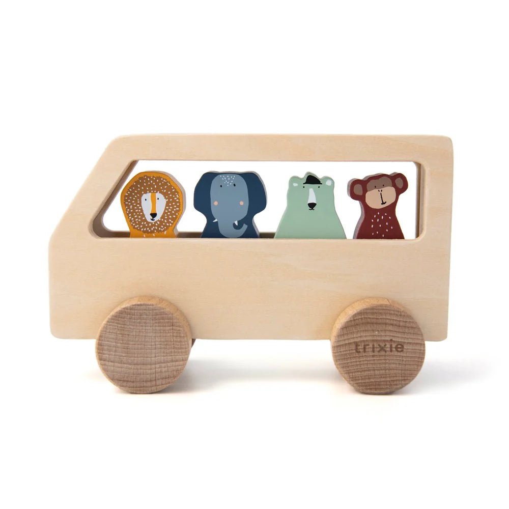 Trixie: Wooden Animal Bus - Acorn & Pip_Trixie