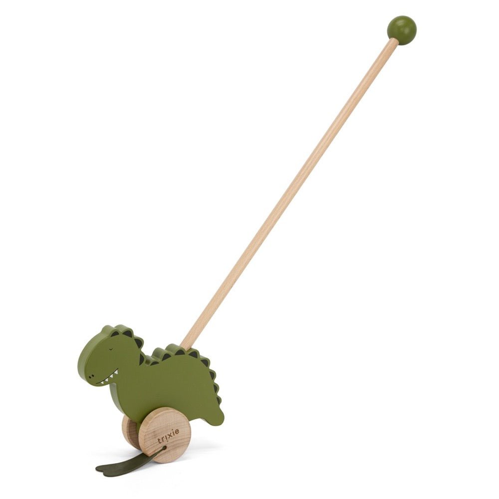 Trixie: Wooden push along toy - Mr. Dino - Acorn & Pip_Trixie