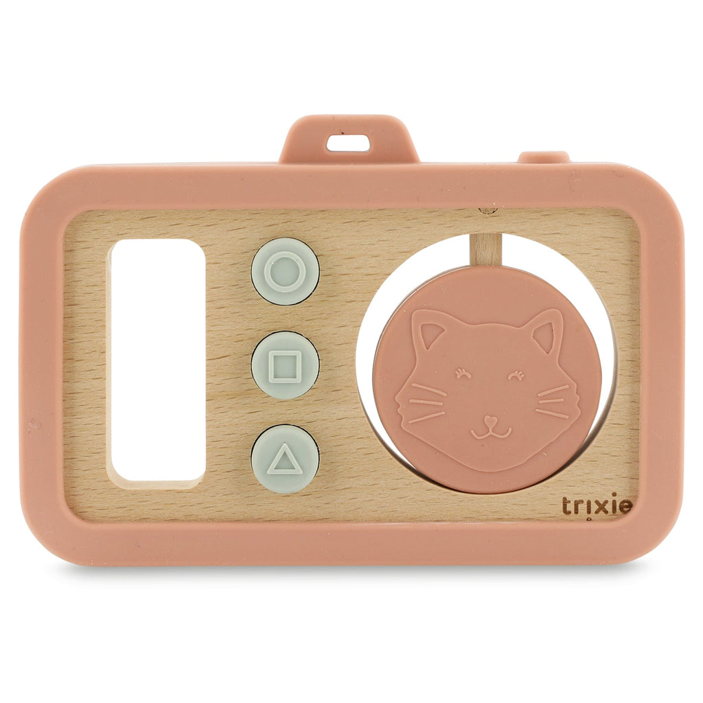 Trixie: Wooden silicone baby camera - Mrs Cat - Acorn & Pip_Trixie