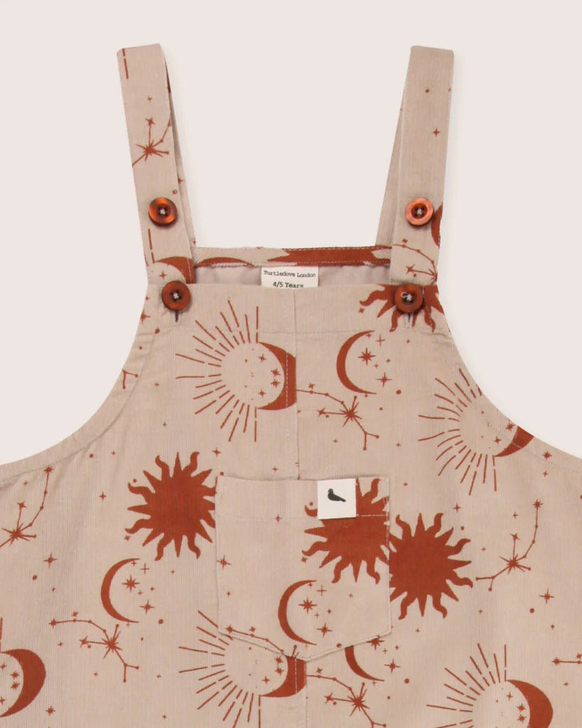 Turtledove London: Celestial Cord Dungarees - Acorn & Pip_Turtledove London