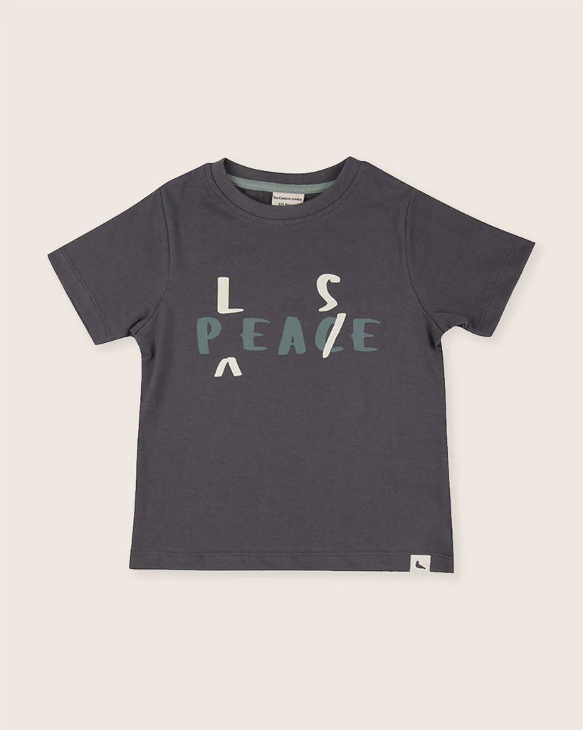 Turtledove London: Peace Please T-Shirt - Acorn & Pip_Turtledove London