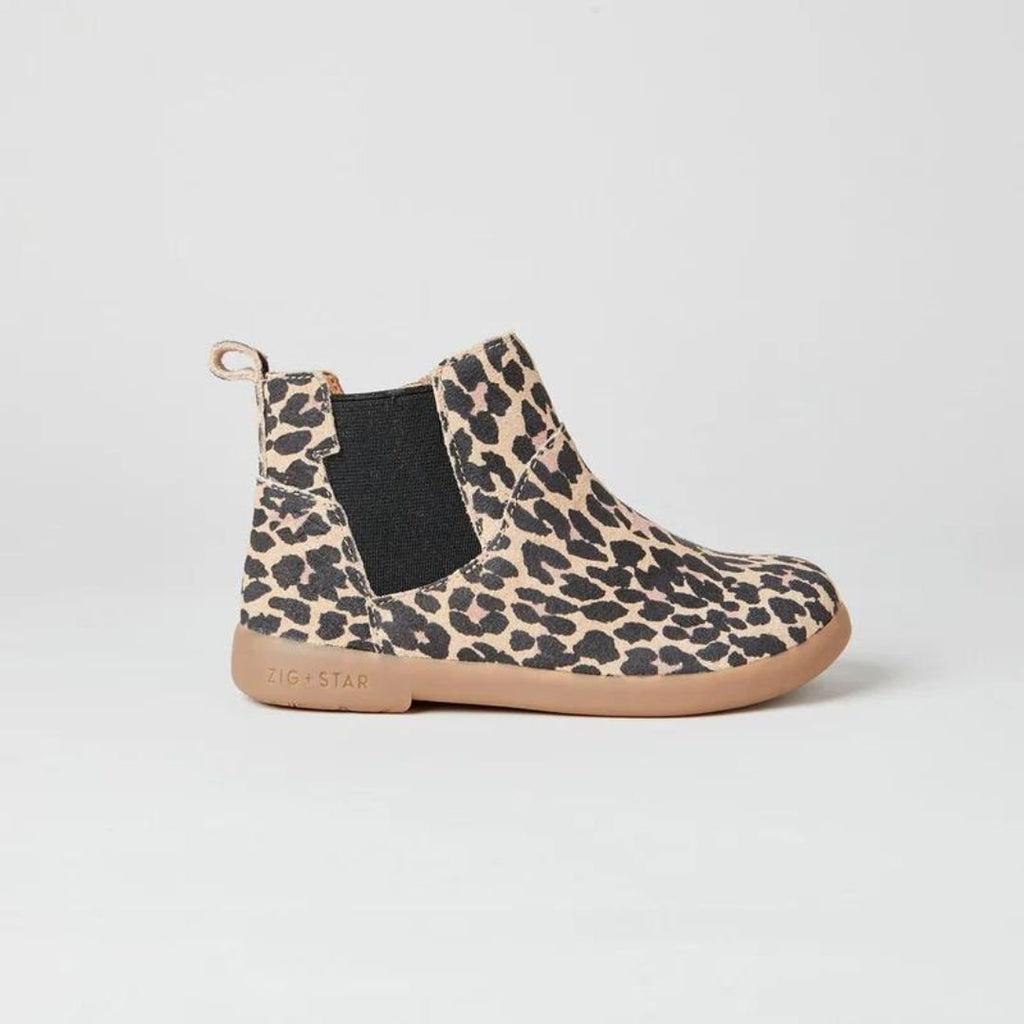 Zig + Star: Rockit Kids Boot - Animal Print - Acorn & Pip_Zig + Star