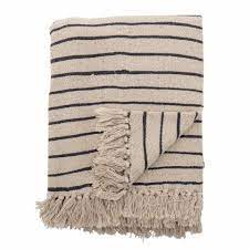 Bloomingville: Eia Throw, Nature, Recycled Cotton - Acorn & Pip_Bloomingville