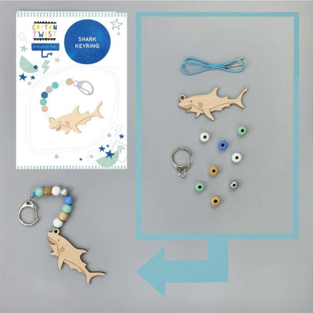 Cotton Twist: Make Your Own Shark Keyring Kit - Acorn & Pip_Cotton Twist