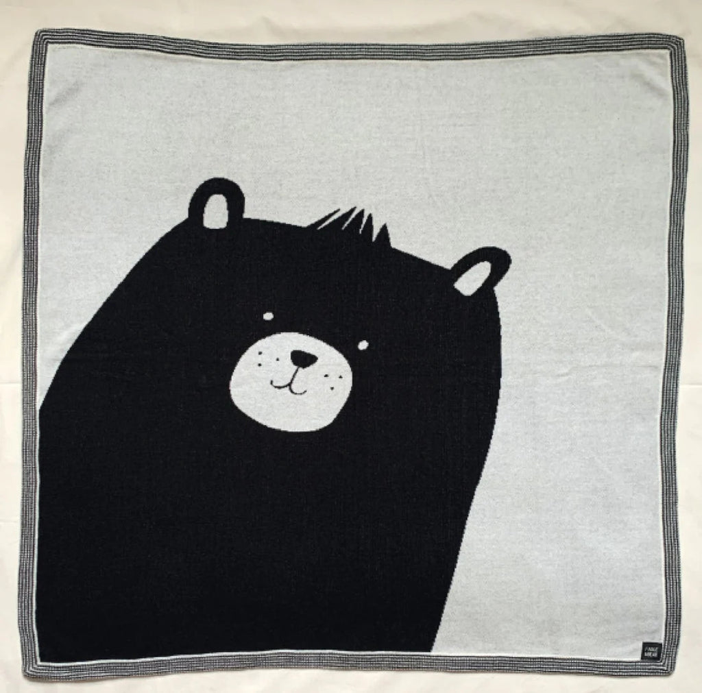 Fable & Bear: Bear Knit Blanket - Acorn & Pip_Fable & Bear