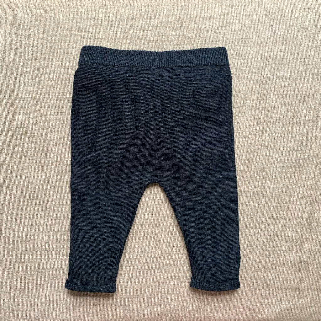 Fable & Bear: Fable Knitted Kids Joggers - Black - Acorn & Pip_Fable & Bear