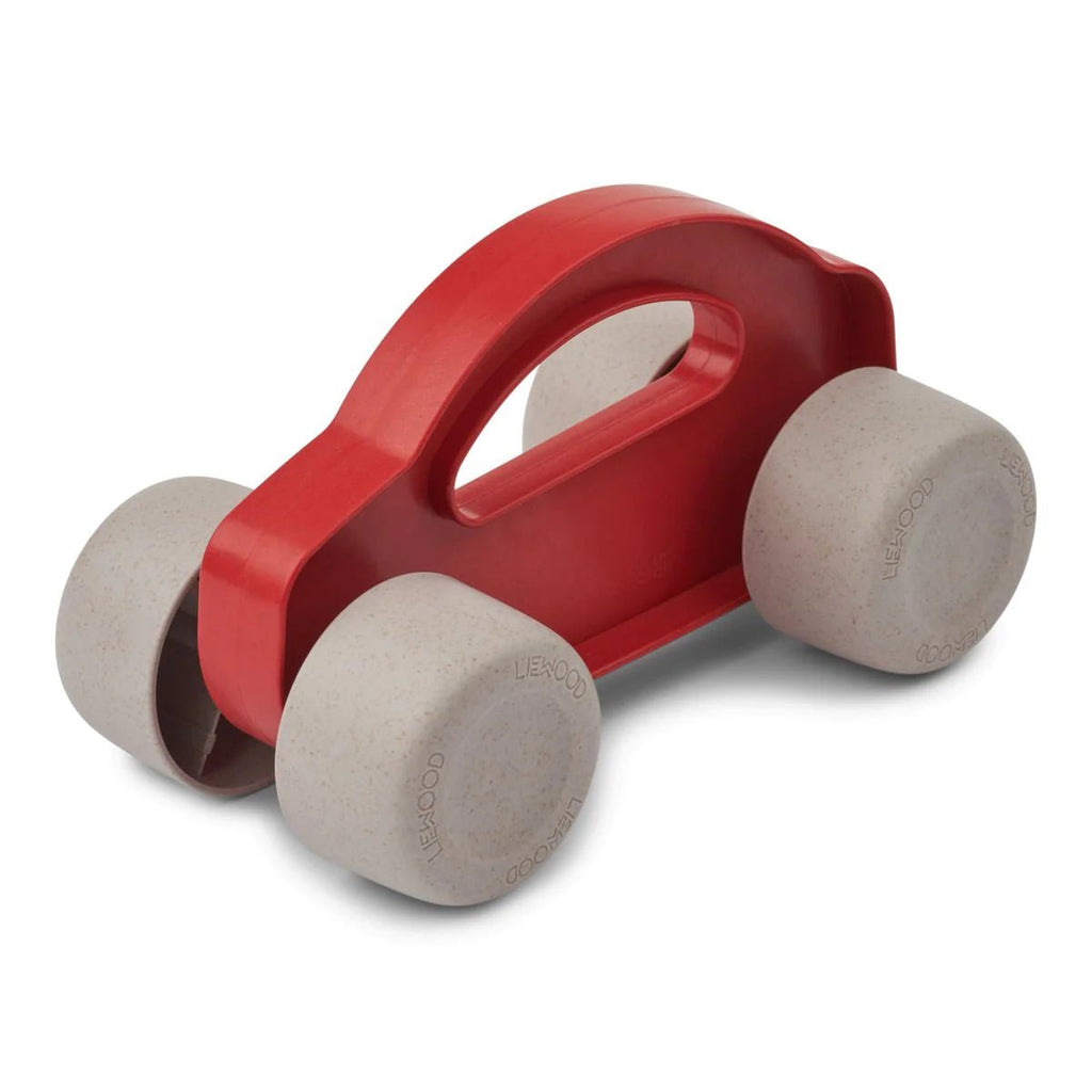 Liewood: Cedric Toy Car - Apple Red / Sandy - Acorn & Pip_Liewood