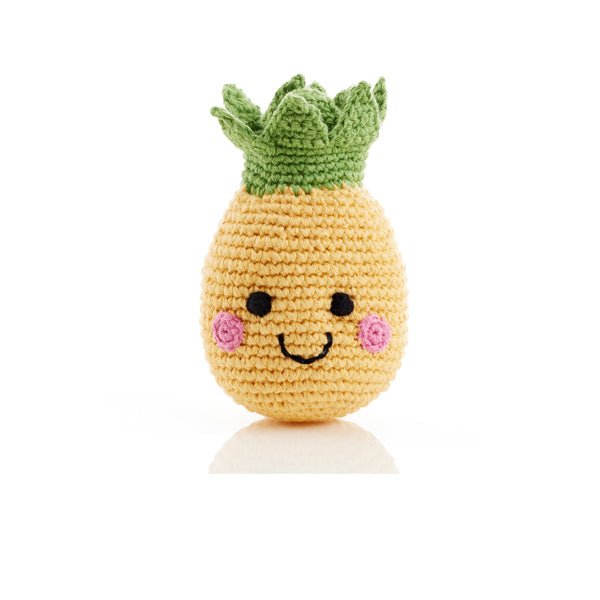 Pebblechild: Pineapple Rattle - Acorn & Pip_Pebblechild