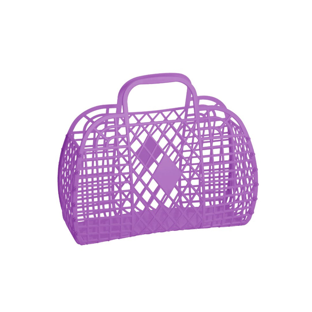 Sun Jellies: Retro Basket Small - Purple - Acorn & Pip_Sun Jellies