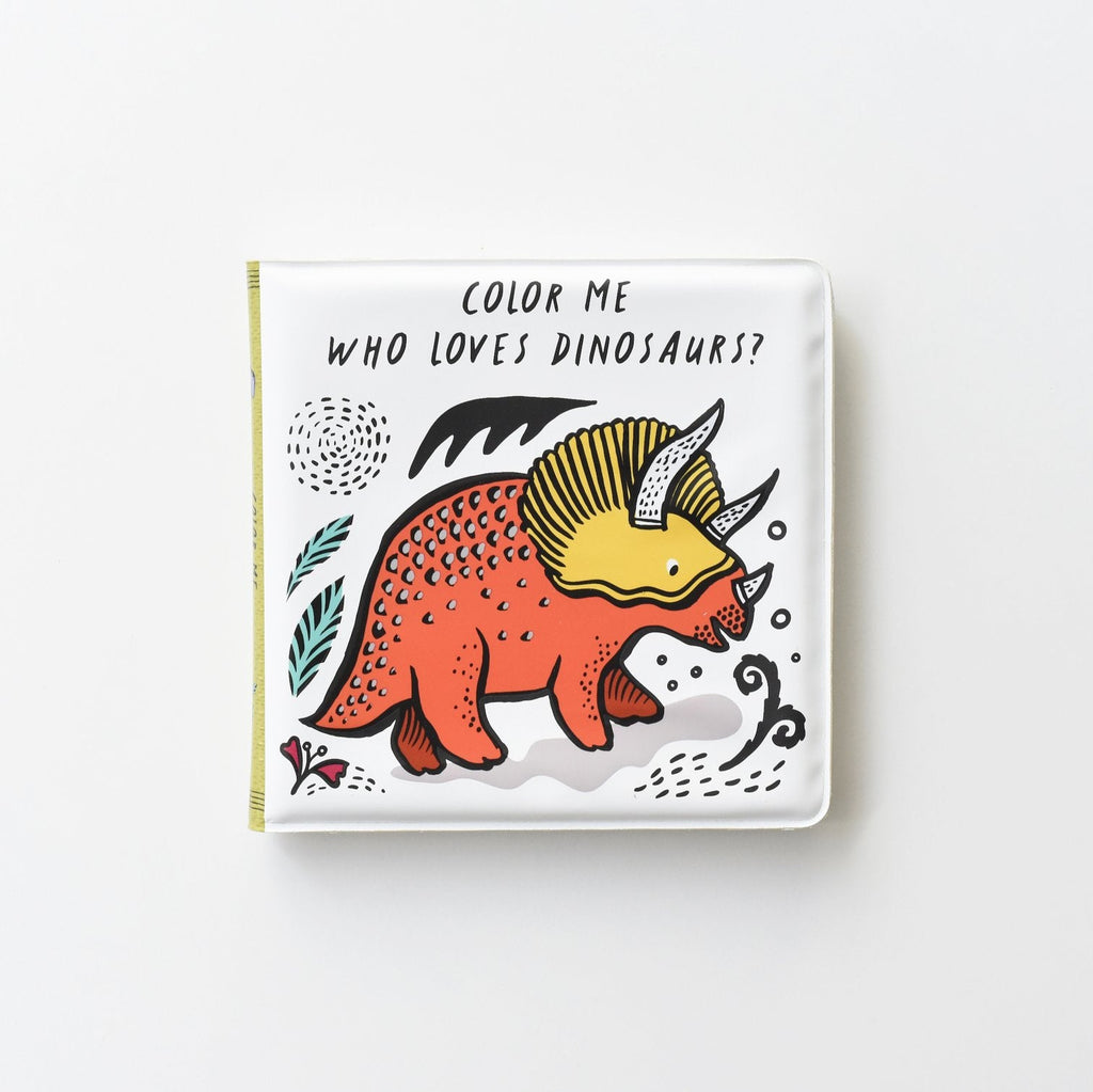 Wee Gallery: Colour Me Bath Book: Who loves Dinosaurs? - Acorn & Pip_Wee Gallery